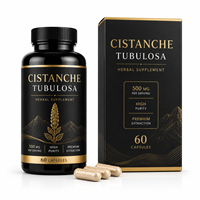 Capsules d'extrait de Cistanche Marque Blanche 60 gélules Bisglycinate de Zinc Haute Absorption Supplément d'endurance Vente en Gros ODM