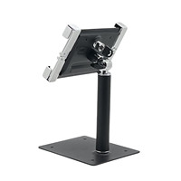 Support d'affichage multi-angles pour tablette avec verrou antivol 360° °   Base métallique robuste rotative pour une utilisation stable dans les espaces publics