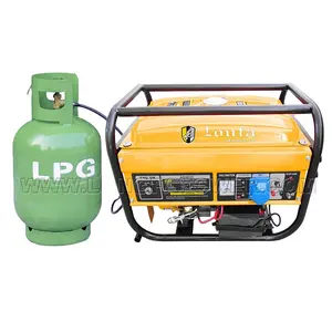 Generator Daya Gas Regulator LPG Mini, 2KW 3KW 5KW 3KVA 5KVA