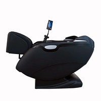Fauteuil de massage 3D intégral de luxe à gravité zéro avec vibration et pétrissage Shiatsu, doté d'un rouleau pour les pieds, pour usage domestique, avec fonction d'examen IA en usine
