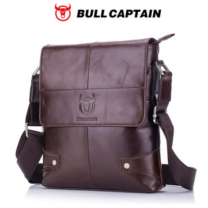 กระเป๋าหนังแท้ BULLCAPTAIN แฟชั่นสะพายไหล่ กระเป๋าเดินทาง กระเป๋าสะพายข้างผู้ชาย - Product Image 1