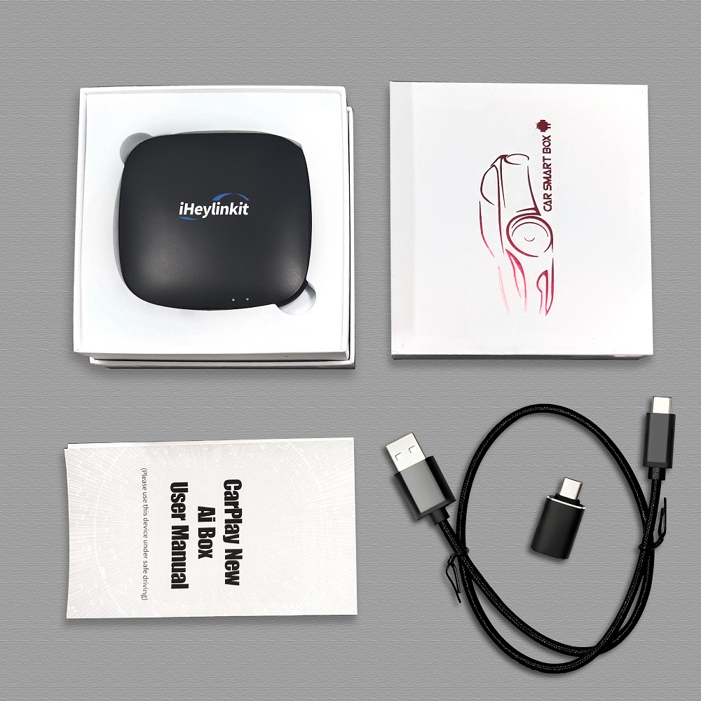 IHeylinkit CP-662 Android 13 Carplay Ai Box with Netflix QCOM 8
