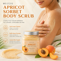Gommage corporel exfoliant crémeux personnalisé 500g aux fruits (Myrtille, Framboise, Abricot, Citron Vert, Miel) pour une peau douce et lisse au quotidien