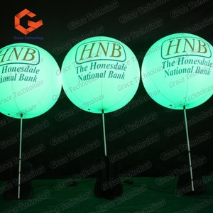 Globo Inflable Publicitario con Luz LED, Trípode Inflable Colorido con Impresión de Logotipo - Product Image 5