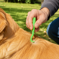 ISHOW Gants et rouleaux écologiques en plastique pour l'élimination des tiques X3, accessoires de toilettage pour animaux de compagnie pour le contrôle des puces chez chiens et chats, personnalisables