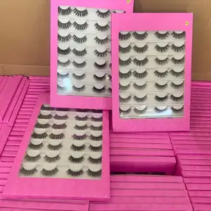 Maygood Bulu Mata Mink Imitasi 3d Penjualan Laris Harga Promosi Kotak Lashbook 16 Pasang