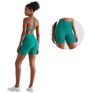 Nice high quality with special fabric wholesale gym wear workout clothing sports wear for women fitness women's shorts