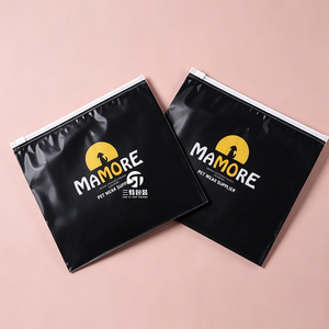 Custom Frosted CPE <b>Garment</b> Bags | Recyclable Zipper Packaging for pet clothing - Product Image 4