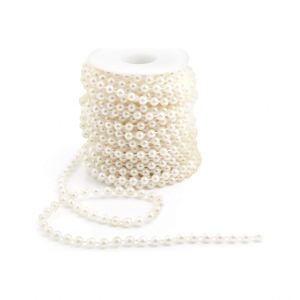 Pearl String Bead Chain Christmas Tree Decor Xmas Merry Christmas Decorations for Christmas Tree Decor - Product Image 1