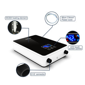 2026 Hot Sale Bathroom Instant Water Heater Electric 6000W 220V Shower Endless Hot Water Supply Temperature Display - Product Image 5