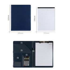 Tùy Chỉnh A4 Thư Mục Da Kinh Doanh Quản Lý Clip Máy Tính Dây Kéo Clip Văn Phòng Nguồn Cung Cấp Đa Chức Năng Tập Tin - Product Image 6