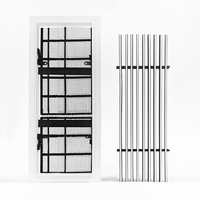 Grille d'aération linéaire encastrée en aluminium sans cadre pour systèmes de ventilation centralisée CVC
