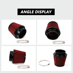 Universal 3&quot; 76mm Modification Flow <strong>Car</strong> Cold Inlet <strong>Air</strong> <strong>Filter</strong> <strong>Car</strong> Modified <strong>Air</strong> Intake <strong>Filter</strong> Cleaner Pipe Cone <strong>air</strong> <strong>Filter</strong> - Product Image 5