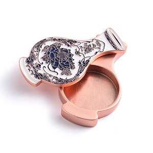 Creative Bottle Style Soft Enamel Logo Solid Cologne <b>Perfume</b> Fragrance <b>Container</b> - Product Image 1