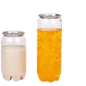 <span class=keywords><strong>Lata</strong></span> de Bebida de Plástico PET de Fácil Apertura, Botella de Bebida de 250 ml, 330 ml, 500 ml, 650 ml, 700 ml, Latas de Refresco PET con Tapa - Product Image 4