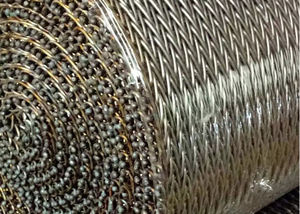 श्रृंखला बढ़त 304 स्टेनलेस स्टील खाद्य सुखाने के लिए यौगिक संतुलित कन्वेयर बेल्ट - Product Image 4