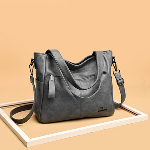 Sacs à bandoulière en cuir PU tendance pour femmes, sacs à main décontractés de marque pour dames - Product Image 5