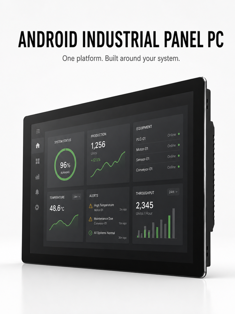 All-In-One Open Android Industrial Tablet Computer with USB Interface New Release for Embedded Robot Interaction