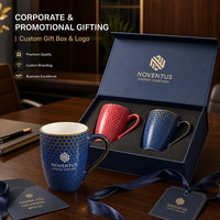 Tasse à thé en céramique de logo personnalisé de glaçure réactive en porcelaine brillante colorée de vente chaude