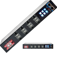 YESEEDER Courant continu 12V 24V 48V DC PDU Unité de distribution d'alimentation intelligente pour rack, bloc de bornes 4 ports 80A 128A MODBUS MQTT TELNET