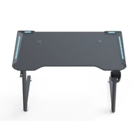 Table de jeu RGB d'occasion Beisijie, modèle E-Sports, avec accessoires, prix d'usine en gros, cadre noir en Z pour PC Gamer