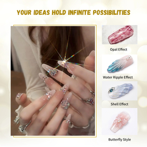 Gel de Extensión de Uñas Transparente de Calidad Profesional para Salón, No Amarillea, Gel Duro Transparente de Alta Viscosidad, Secado con Lámpara UV LED, Removible - Product Image 5