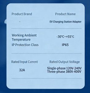 Adaptateur de charge portable NACS vers GB/T pour véhicules électriques 7KW, étanche IP54, connecteur standard NACS vers GB/T pour véhicules électriques - Product Image 5