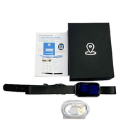 Collier de suivi pour animaux de compagnie GPS en temps réel pour chiens chats motif solide avec des fonctionnalités intelligentes en matière plastique rubans décorés lumières