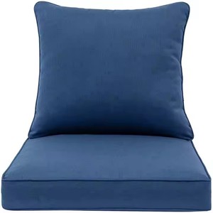 Chần ngoài trời không thấm nước sâu đệm ghế Patio vườn thay thế băng ghế dự bị mây ghế bọt đầy thoải mái trở lại hỗ trợ - Product Image 5