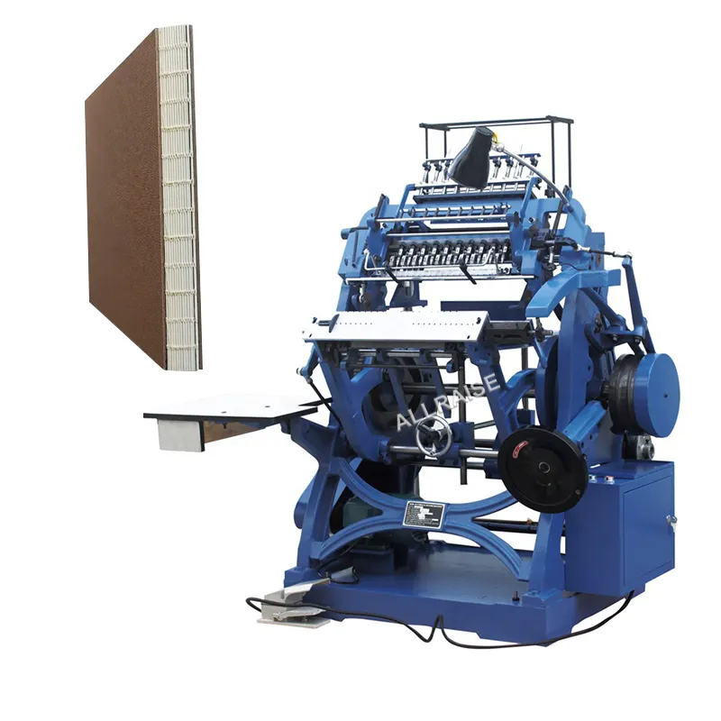 Factory price hard cover Book Binding Machine Paper book threading machine Book Sewing Machine