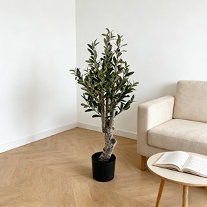 Artificial Olive <b>Tree</b>-<b>Plastic</b> Evergreen Wedding & Christmas Decor - Product Image 3