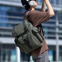 Mochila para Portátil de PU Impermeable para Exteriores, Diseño Nuevo, Ligera, de Alta Calidad, con Logotipo Personalizado