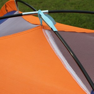 Tente de camping Cleye 200x150x110cm double couche imperméable 1000mm pour 2 personnes usage extérieur - Product Image 2