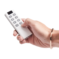 Télécommande de Haute Qualité 2.4G RF IR Blanche à 8 Boutons pour Appareils Électroménagers, Prise en Charge de la Personnalisation