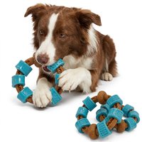 Jouet à mâcher pour chien en nylon écologique, design anneau, durable, indestructible pour grands chiens agressifs, vente en gros