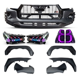 ชุดแต่งรอบคันสำหรับ Toyota Hilux Revo GR Sport Facelift พร้อมไฟหน้า RGB ไฟท้าย กันชนหน้า บังโคลน และกระจังหน้า - Product Image 3