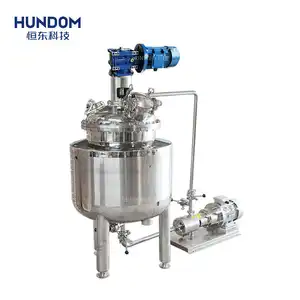 Industrial Stainless Steel High Quality Tank With Emulsifying Pump Mixing Machine For Liquid Food Circulating