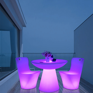 Canapé lumineux LED de jardin, mobilier d'extérieur, 16 clous RGB, <span class=keywords><strong>lampe</strong></span> de table - Product Image 1
