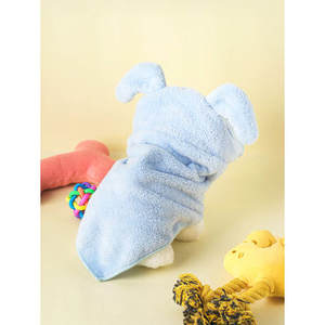 Peignoir en microfibre de luxe pour chiens et chats Serviette de sèche-linge écologique pour animaux de compagnie Petite taille pour salle de bain - Product Image 1