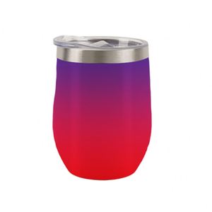 Eco Friendly BPA Free 12oz Unbreakable Stainless Steel Travel Coffee Mug Double Wall Vacuum Insulated Egg Shaped Wine Tumbler - Product Image 4