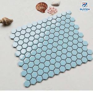 Los Últimos Azulejos Hexagonales <span class=keywords><strong>de</strong></span> Cerámica <span class=keywords><strong>de</strong></span> Color Rosa Mixto se Centran <span class=keywords><strong>en</strong></span> <span class=keywords><strong>Paredes</strong></span> <span class=keywords><strong>Interiores</strong></span> y Mosaicos <span class=keywords><strong>de</strong></span> Piso <span class=keywords><strong>en</strong></span> Foshan - Product Image 3