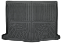 YMSD Tapis de sol et de coffre de luxe en TPE à motif géométrique de 3 mm, ensemble complet de 3 pièces antidérapant pour Focus MK3 2013-2018