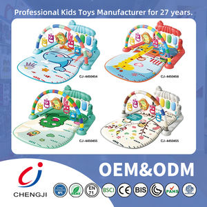 Chengji Tapis d'Éveil Sensoriel Montessori <span class=keywords><strong>Girafe</strong></span> pour Bébé, Tapis <span class=keywords><strong>de</strong></span> Sol d'Activité Musicale avec Piano à Pied pour Nourrissons et Bébés - Product Image 6