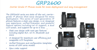 Grandstream GRP2601/P Teléfono IP esencial GRP2601P