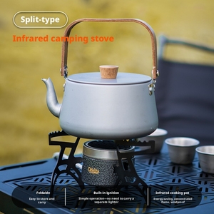 Réchaud de camping infrarouge pliable et portable pour cuisson en extérieur - Product Image 3
