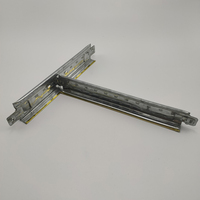Grille de plafond carrée en acier inoxydable T-grid de Chine, haute résistance, 32/38, ignifuge, antirouille, galvanisée, pour hôtels