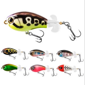 Señuelo de Pesca de Superficie Serie Long Casting Tractor, Flotante, Tipo Popper, Pencil, con Hélice, Cebo Duro de ABS, Anzuelos para Peces Cabeza de Serpiente - Product Image 1
