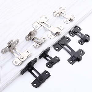 Stainless Steel <b>Door</b> Latch 90/180 Degree Thickened Industrial Design For <b>Barn</b> Sliding <b>Doors</b> Right Angle Bolt <b>Lock</b> - Product Image 1