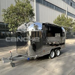 Camión de comida de cocina Burger Coffee Bar Remolque de comida en restaurante 110V/220V/380V - Product Image 3
