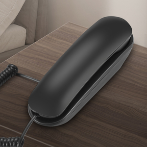 <span class=keywords><strong>Téléphone</strong></span> <span class=keywords><strong>fixe</strong></span> filaire fin pour bureau/mur, avec boutons en silicone durables, vente en gros directe usine, prix avantageux pour hôtels - Product Image 5